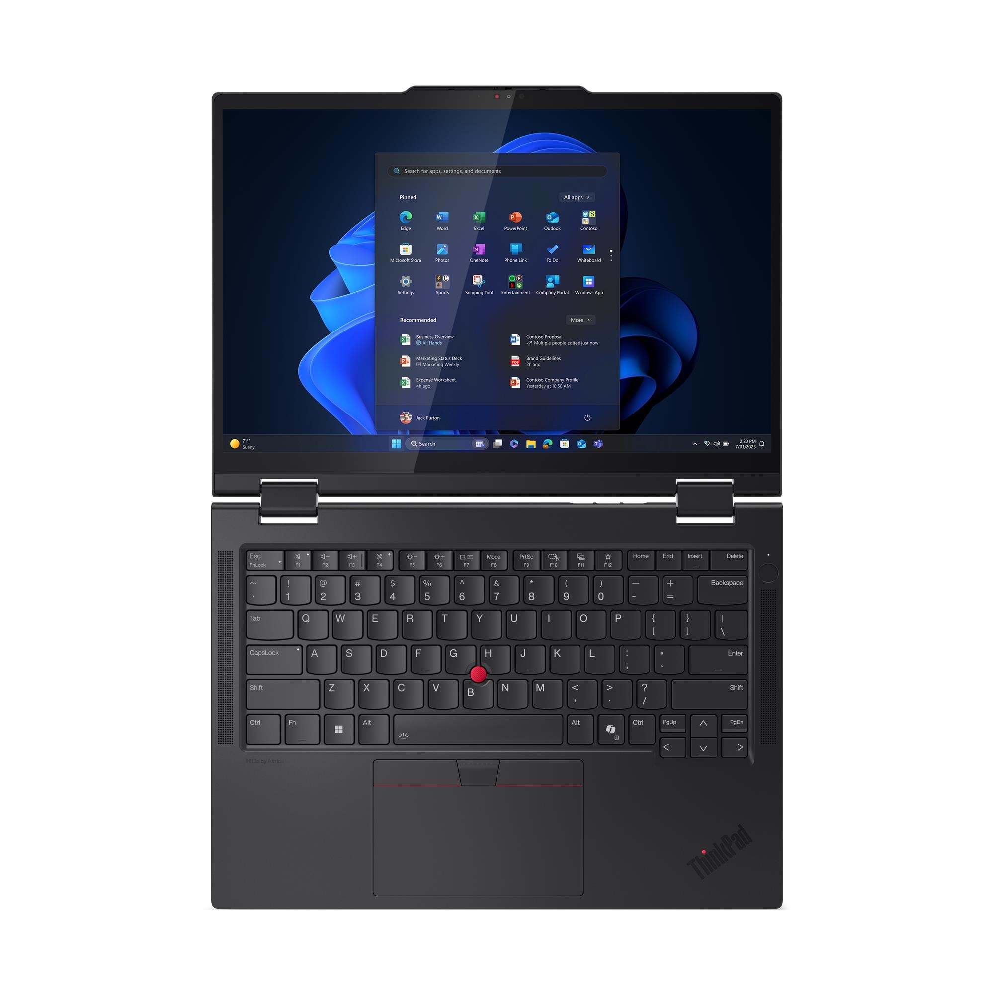 Lenovo ThinkPad T14s 2-in-1 G1 | Black | 14 " | IPS | Touchscreen | WUXGA | 1920 x 1200 pixels | Intel Core Ultra 5 | 225U | 16 GB | Soldered LPDDR5x | Solid-state drive capacity 512 GB | Intel Graphics | Windows 11 Pro | 802.11ax | Bluetooth version 5.3 