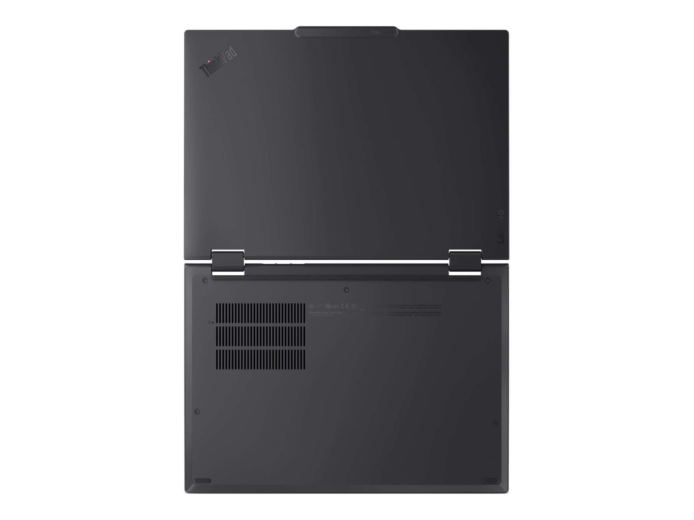 Lenovo ThinkPad T14s 2-in-1 G1 | Black | 14 " | IPS | Touchscreen | WUXGA | 1920 x 1200 pixels | Intel Core Ultra 7 | 255U | 32 GB | Soldered LPDDR5x | Solid-state drive capacity 1000 GB | Intel Graphics | Windows 11 Pro | 802.11be | Bluetooth version 5.4