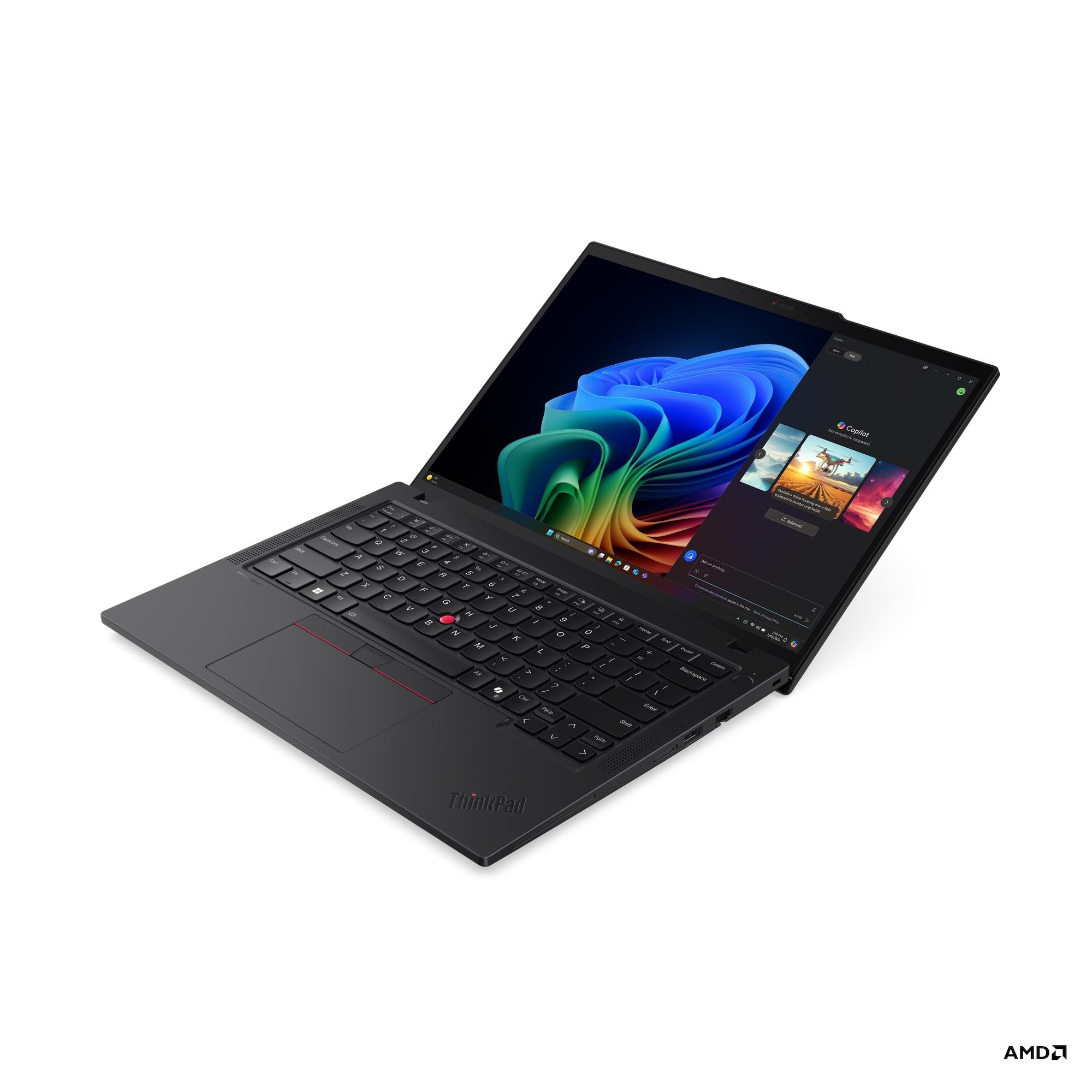 Lenovo ThinkPad T14 G6 AMD | Black | 14 " | IPS | WUXGA | 1920 x 1200 pixels | Anti-glare | AMD Ryzen AI 5 PRO | 340 | 32 GB | SO-DIMM DDR5 | Solid-state drive capacity 512 GB | AMD Radeon 840M Graphics | Windows 11 Pro | 802.11be | Bluetooth version 5.4 