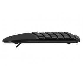 Kensington Pro Fit Ergo KB675 EQ TKL Belaidė klaviatūra, RF Wireless + BT, US Int, Juoda