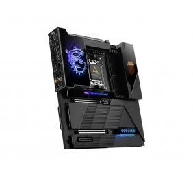 MSI MEG X870E GODLIKE | Processor family AMD | Processor socket AM5 | Supported hard disk drive interfaces SATA, M.2 | Number of SATA connectors 4