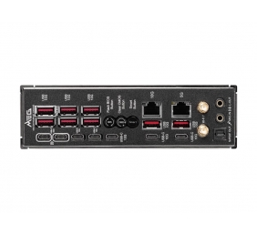 MSI MEG X870E GODLIKE | Processor family AMD | Processor socket AM5 | Supported hard disk drive interfaces SATA, M.2 | Number of SATA connectors 4