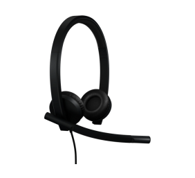 Logitech H570e Stereo MS Teams Laidinės ausinės USB-A, Juoda