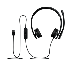 Logitech H570e Stereo MS Teams Laidinės ausinės USB-A, Juoda