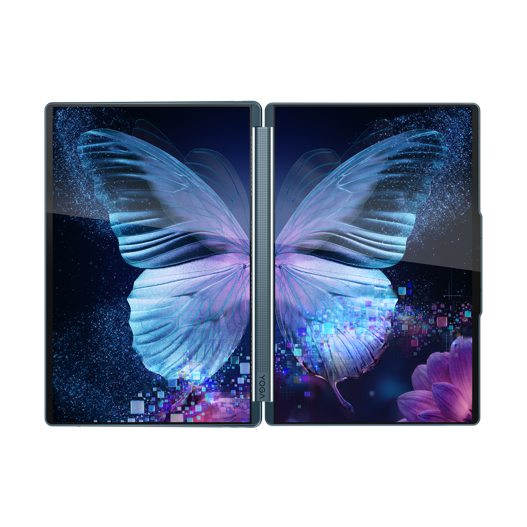 Lenovo Yoga Book 9 14IAH10 | Tidal Teal | 2x14 " | OLED | Touchscreen | 2.8K WQXGA+ | 2880 x 1800 pixels | Glossy | Intel Core Ultra 7 | 255H | 32 GB | Soldered LPDDR5x | Solid-state drive capacity 1000 GB | Intel Arc Graphics | Windows 11 Pro | 802.11be 