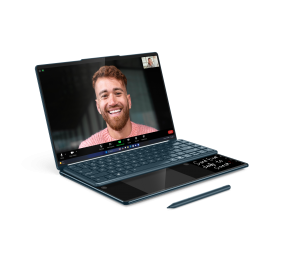 Lenovo Yoga Book 9 14IAH10 | Tidal Teal | 2x14 " | OLED | Touchscreen | 2.8K WQXGA+ | 2880 x 1800 pixels | Glossy | Intel Core Ultra 7 | 255H | 32 GB | Soldered LPDDR5x | Solid-state drive capacity 1000 GB | Intel Arc Graphics | Windows 11 Pro | 802.11be 