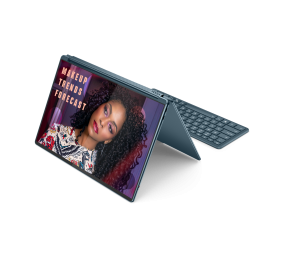 Lenovo Yoga Book 9 14IAH10 | Tidal Teal | 2x14 " | OLED | Touchscreen | 2.8K WQXGA+ | 2880 x 1800 pixels | Glossy | Intel Core Ultra 7 | 255H | 32 GB | Soldered LPDDR5x | Solid-state drive capacity 1000 GB | Intel Arc Graphics | Windows 11 Pro | 802.11be 