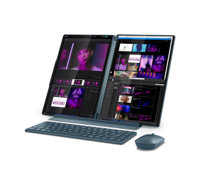 Lenovo Yoga Book 9 14IAH10 | Tidal Teal | 2x14 " | OLED | Touchscreen | 2.8K WQXGA+ | 2880 x 1800 pixels | Glossy | Intel Core Ultra 7 | 255H | 32 GB | Soldered LPDDR5x | Solid-state drive capacity 1000 GB | Intel Arc Graphics | Windows 11 Pro | 802.11be 
