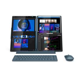 Lenovo Yoga Book 9 14IAH10 | Tidal Teal | 2x14 " | OLED | Touchscreen | 2.8K WQXGA+ | 2880 x 1800 pixels | Glossy | Intel Core Ultra 7 | 255H | 32 GB | Soldered LPDDR5x | Solid-state drive capacity 1000 GB | Intel Arc Graphics | Windows 11 Pro | 802.11be 