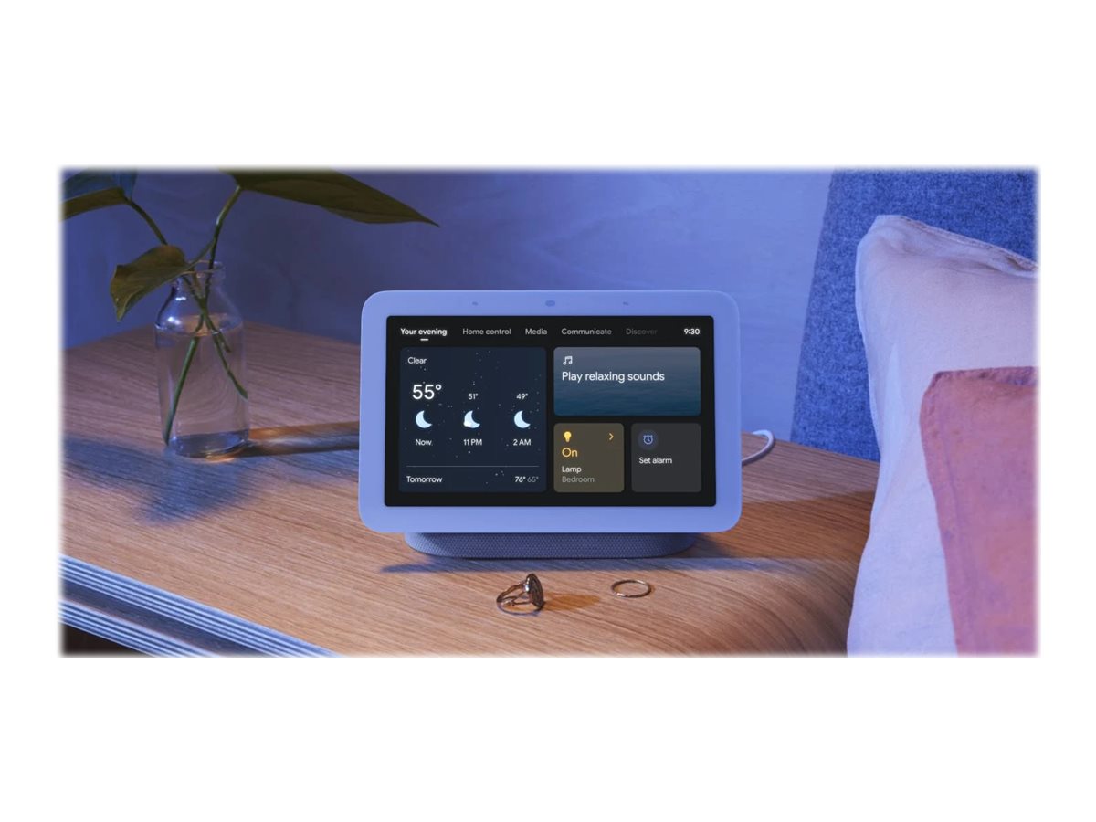google | Tablet | Nest Hub GEN 2 | 7 " | 1,024 x 600 pixels | Bluetooth speaker | Quad-core 64-bit 1.9 GHz | Wi-Fi | Bluetooth
