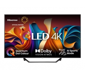 Hisense 55A7NQ | 55 | Smart TV | VIDAA | UHD | Black