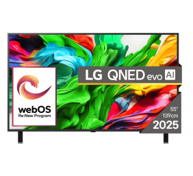 LG 55QNED85A3C | 55 | Smart TV | webOS 25 | UHD | Bllack