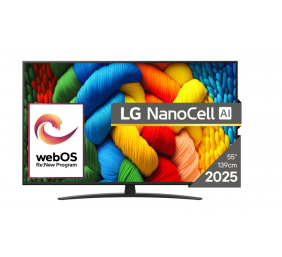 LG 55NANO81A3A | 55 | Smart TV | webOS 25 | UHD