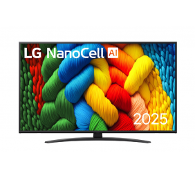LG 50NANO81A3A | 50 | Smart TV | webOS 25 | UHD | Black
