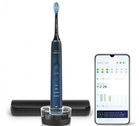 Philips Sonicare DiamondClean 9000 Series HX9911/88 Elektrinis dantų šepetėlis, Juoda/Mėlyna