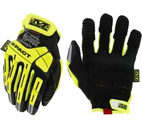 SourcingHi-Viz M-Pact E5 Fluorescent Yellow Large TPR Work Gloves - ANSI A5 Cut ResistanceSMP-C91-010