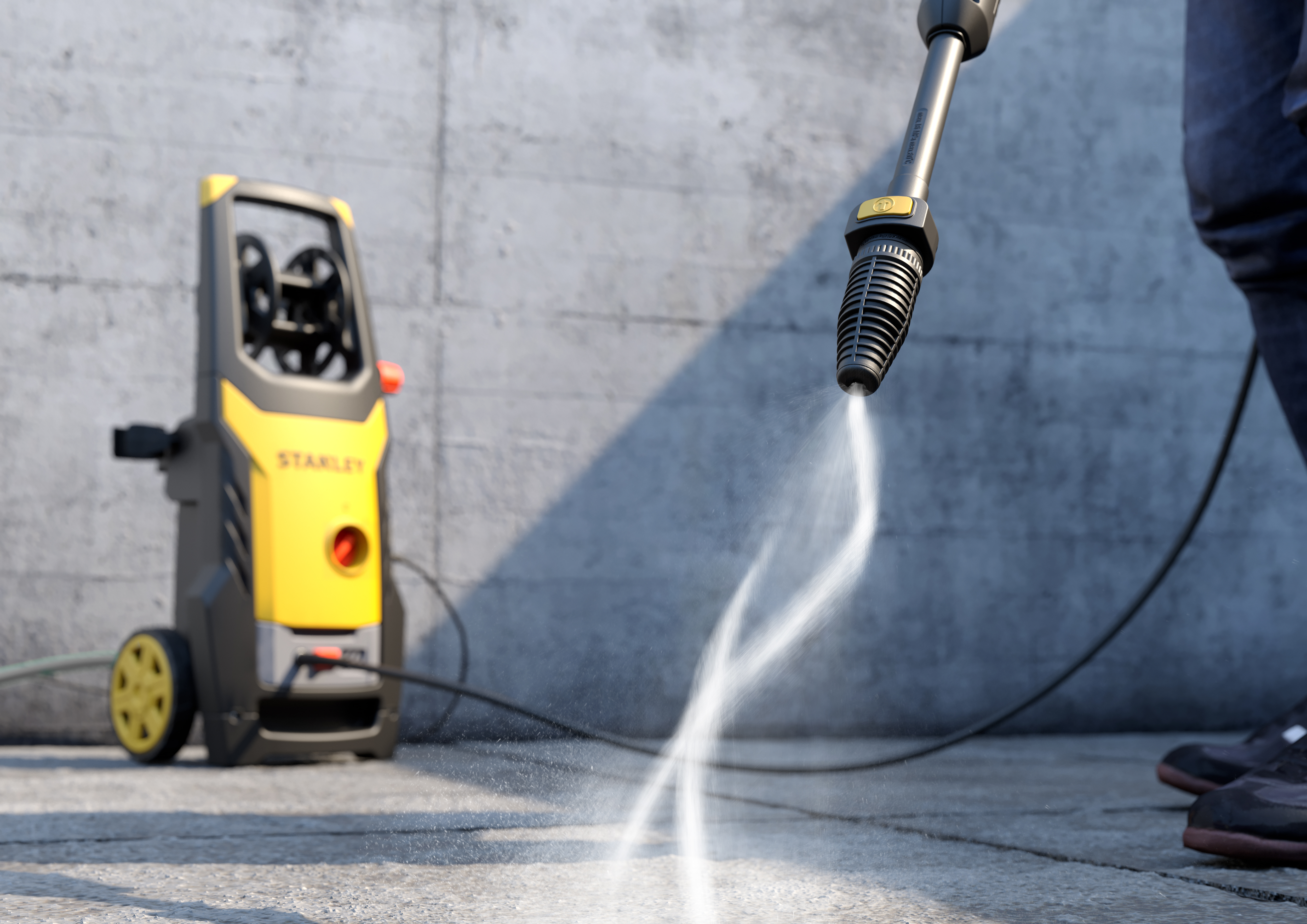 STANLEY SXPW16PE High Pressure Washer with Patio Cleaner (1600 W, 125 bar, 420 l/h) | Stanley 1600 W | 125 bar | 420 l/h