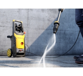 STANLEY SXPW16PE High Pressure Washer with Patio Cleaner (1600 W, 125 bar, 420 l/h) | Stanley 1600 W | 125 bar | 420 l/h