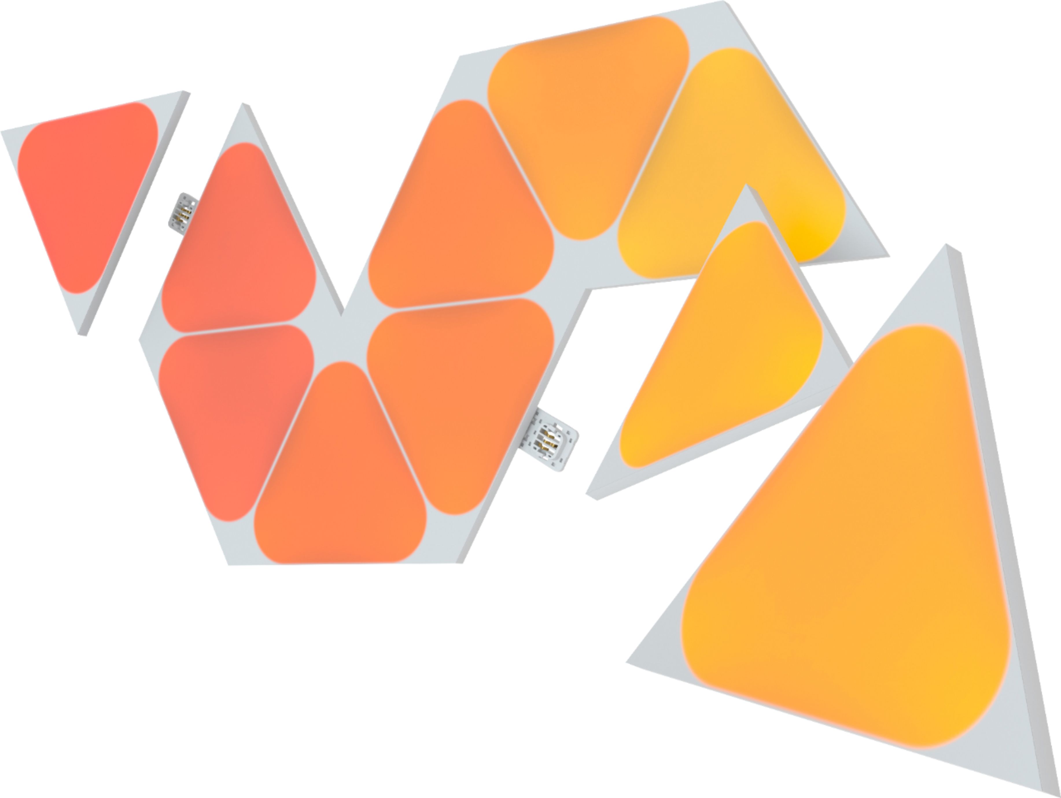 Nanoleaf|Shapes Triangles Mini Expansion Pack (10 panels)|1 x 0.54 W|16M+ colours|2.4GHz WiFi b/g/n;