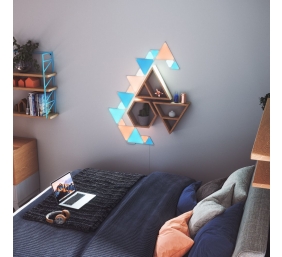 Nanoleaf|Shapes Triangles Mini Expansion Pack (10 panels)|1 x 0.54 W|16M+ colours|2.4GHz WiFi b/g/n;