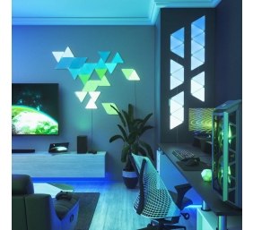 Nanoleaf|Shapes Triangles Mini Expansion Pack (10 panels)|1 x 0.54 W|16M+ colours|2.4GHz WiFi b/g/n;