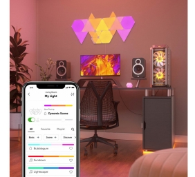 Nanoleaf|Shapes Triangles Mini Expansion Pack (10 panels)|1 x 0.54 W|16M+ colours|2.4GHz WiFi b/g/n;