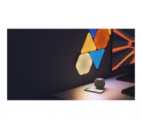 Nanoleaf|Shapes Black Hexagons Starter Kit (9 panels)|42 W|WiFi
