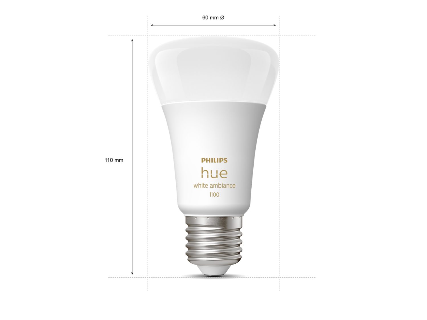 WA Starter Kit 11W A60 E27 3pcs, Bridge, Switch | E27 | 11 W | Warm to cool white 2200-6500K + 16 million colors | Bluetooth and Zigbee