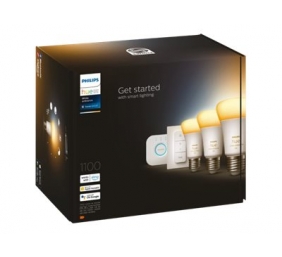 WA Starter Kit 11W A60 E27 3pcs, Bridge, Switch | E27 | 11 W | Warm to cool white 2200-6500K + 16 million colors | Bluetooth and Zigbee