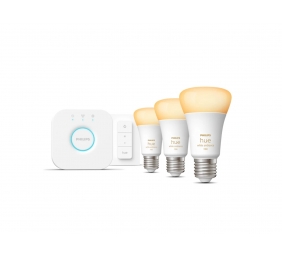 WA Starter Kit 11W A60 E27 3pcs, Bridge, Switch | E27 | 11 W | Warm to cool white 2200-6500K + 16 million colors | Bluetooth and Zigbee