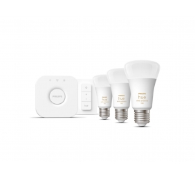 WA Starter Kit 11W A60 E27 3pcs, Bridge, Switch | E27 | 11 W | Warm to cool white 2200-6500K + 16 million colors | Bluetooth and Zigbee