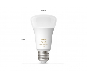 WA Starter Kit 11W A60 E27 3pcs, Bridge, Switch | E27 | 11 W | Warm to cool white 2200-6500K + 16 million colors | Bluetooth and Zigbee