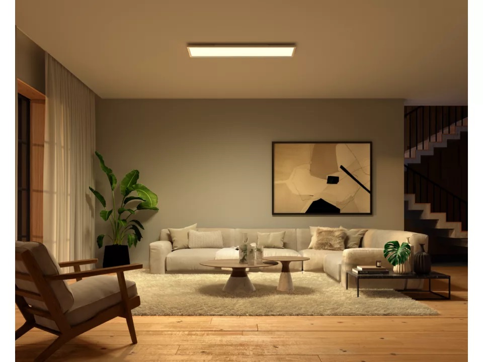 Philips Hue Surimu Rectangle Panel | 100 W | White and colour 2000-6500 Hue White Colour Ambiance | Bluetooth