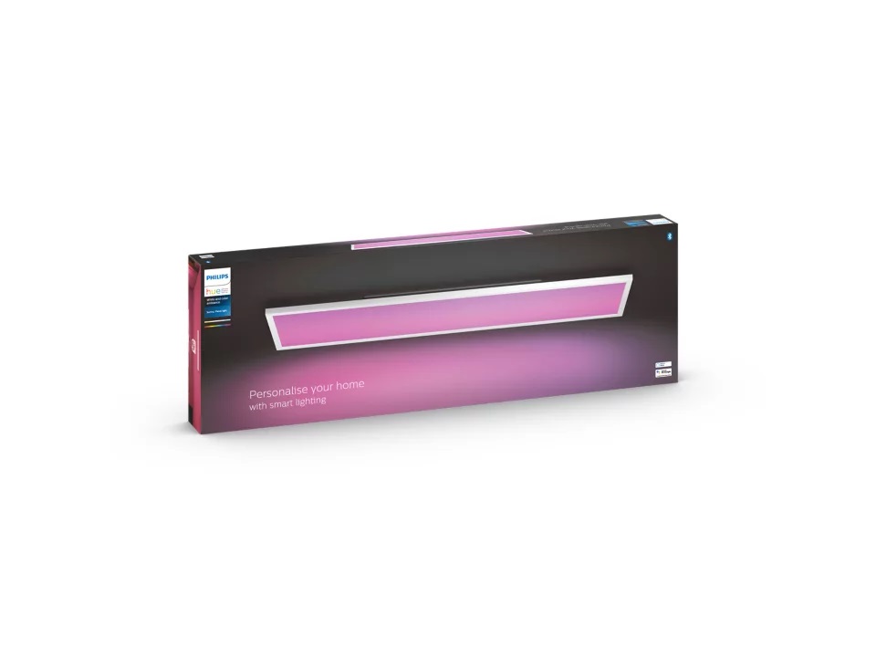 Philips Hue Surimu Rectangle Panel | 100 W | White and colour 2000-6500 Hue White Colour Ambiance | Bluetooth