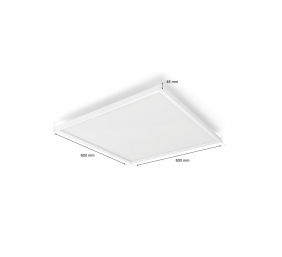 Philips Hue Surimu Square Panel | 100 W | White and colour 2000-6500 Hue White Colour Ambiance | Bluetooth