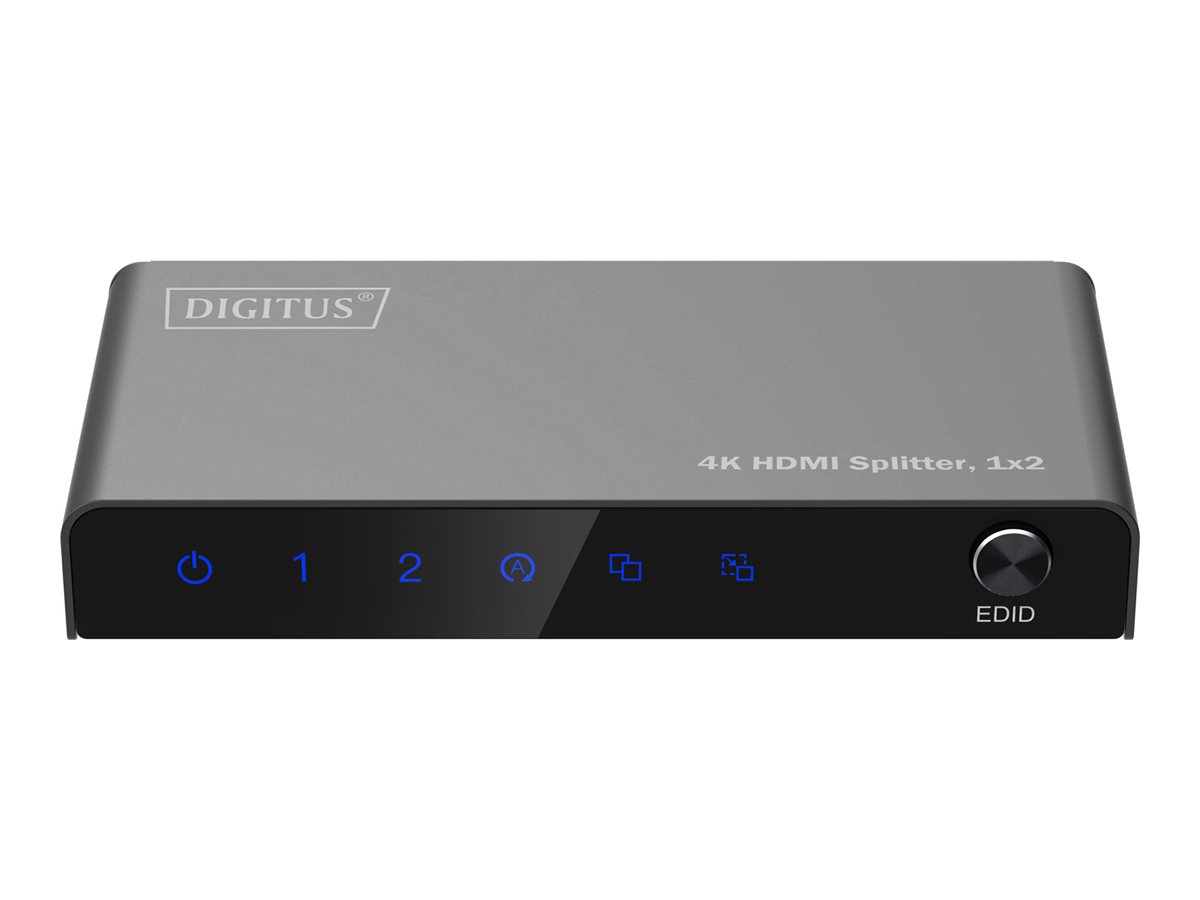 Digitus 4K HDMI Splitter, 1x2 | DS-55336 | Black