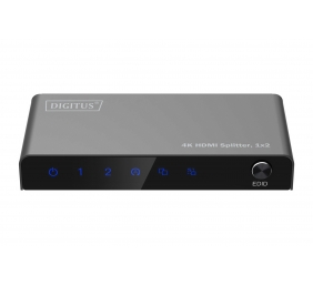 Digitus 4K HDMI Splitter, 1x2 | DS-55336 | Black