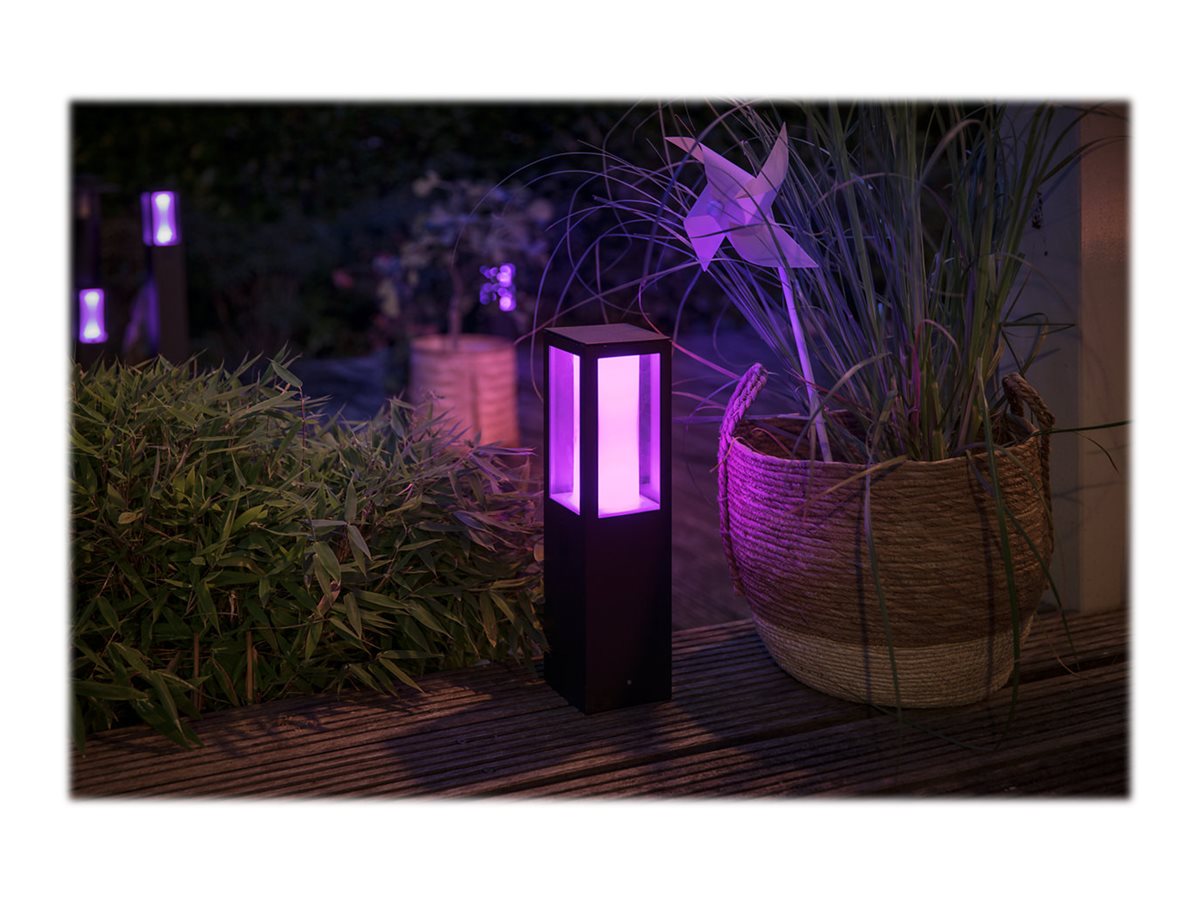 Philips Hue WCA Impress Outdoor Pedestal Lantern | 8 W | 2000-6500 Hue White Colour Ambiance