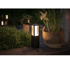 Philips Hue WCA Impress Outdoor Pedestal Lantern | 8 W | 2000-6500 Hue White Colour Ambiance