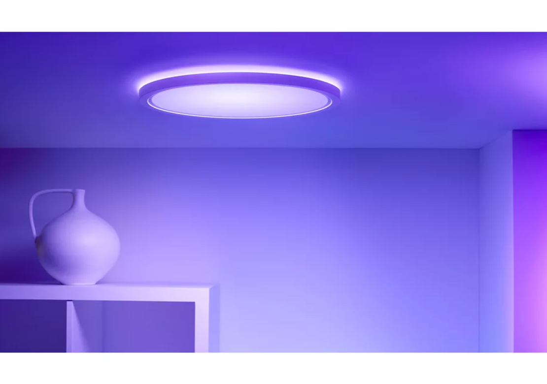 WiZ Smart WiFi SuperSlim Ceiling 545mm, White | 32 W | 2200-6500 K (RGB)