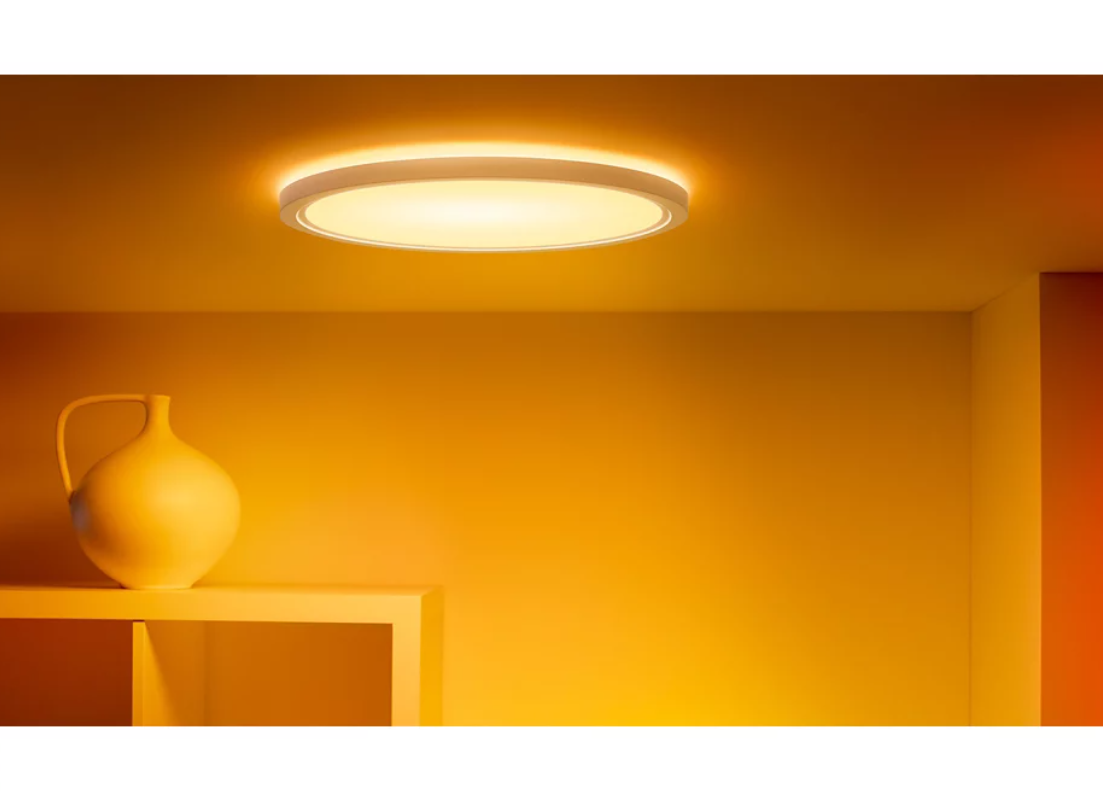 WiZ Smart WiFi SuperSlim Ceiling 545mm, White | 32 W | 2200-6500 K (RGB)