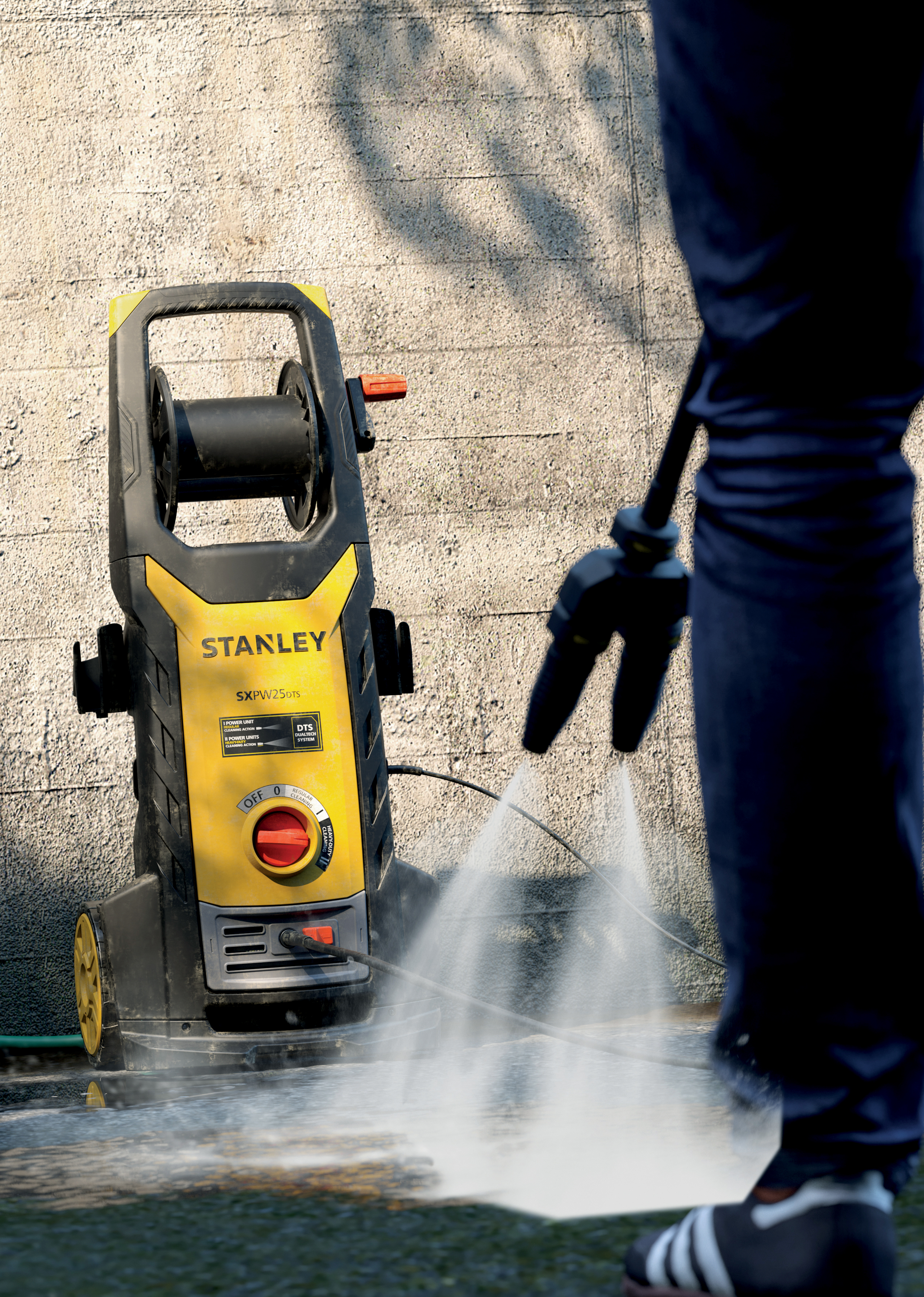 STANLEY SXPW25DTS-E High Pressure Washer (2500 W, 150 bar, 810 l/h) | Stanley 2500 W | 150 bar | 810 l/h