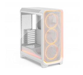 Fractal Design Meshify 3 | Ambience Pro RGB White TG Clear Tint | ATX | Power supply included No