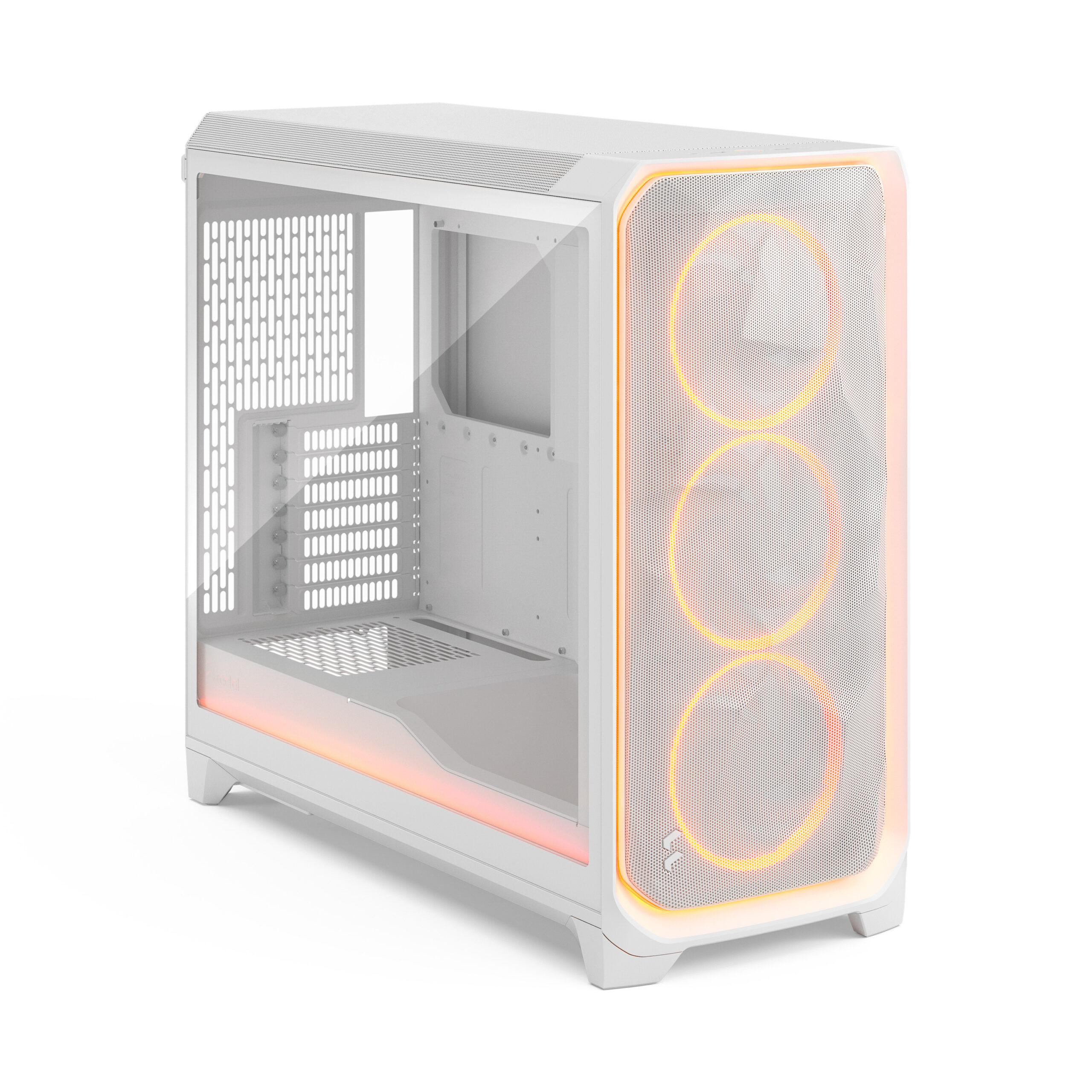 Fractal Design Meshify 3 XL | Ambience Pro RGB White TG Clear Tint | ATX | Power supply included No