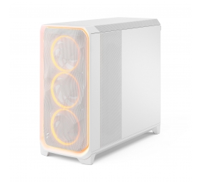 Fractal Design Meshify 3 XL | Ambience Pro RGB White TG Clear Tint | ATX | Power supply included No