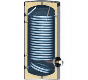 Sunsystem SWPN200 | Enameled Water Heater 200L with Heat Exchanger 1.9 m