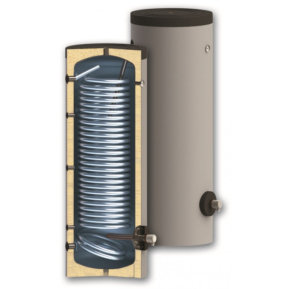 Sunsystem Enameled Water Heater 300L with Heat Exchanger 3.3 m