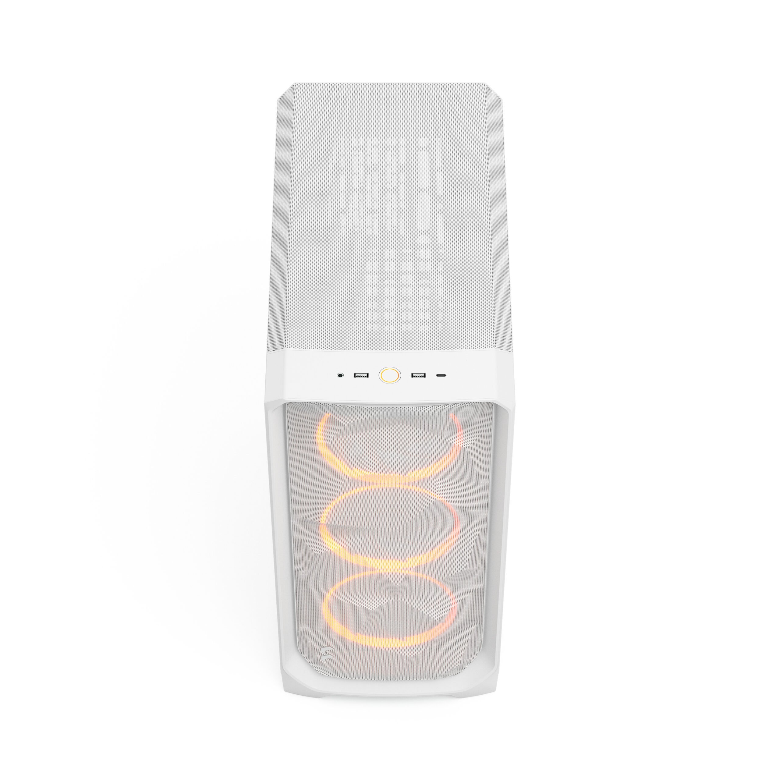 Fractal Design Meshify 3 | White RGB TG Clear Tint | Mid-Tower | Power supply included No | ATX