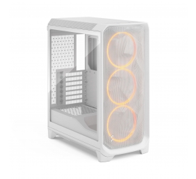 Fractal Design Meshify 3 | White RGB TG Clear Tint | Mid-Tower | Power supply included No | ATX