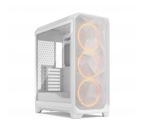 Fractal Design Meshify 3 | White RGB TG Clear Tint | Mid-Tower | Power supply included No | ATX
